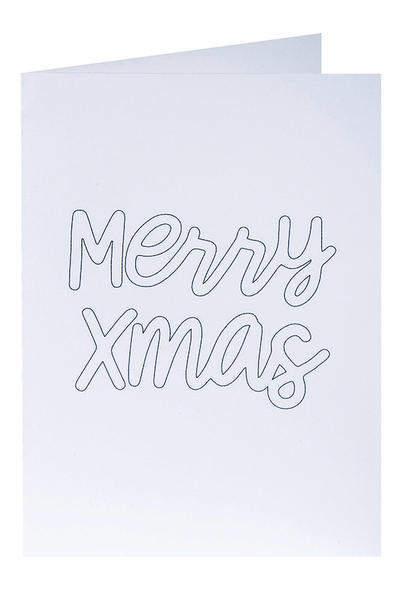 ColourMe Christmas Gift Cards - Pack of 10