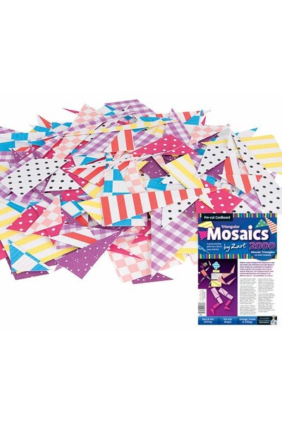 Cardboard Triangular Mosaics - Pack of 2000