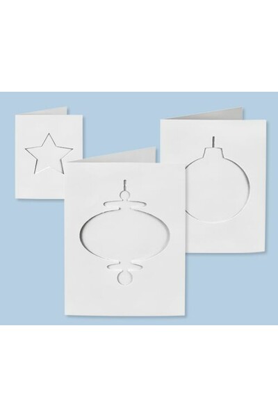Cards & Envelopes - Christmas Cut-Outs (Pack of 30)