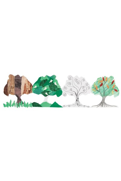 Cardboard Fold-Outs - Nature (Pack of 30)