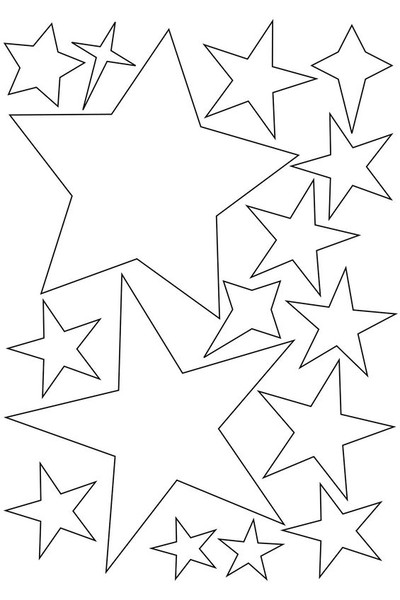 Cardboard Stars - Pack of 160