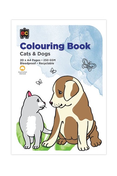 Cats & Dogs Colouring Book
