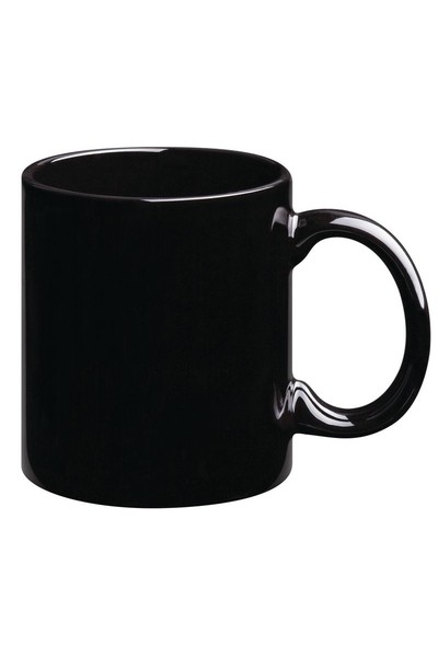 Ceramic Mugs - Black (Pack of 6)