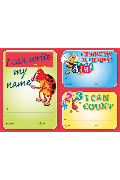 Early Years Achievement Merit Certificate - Pack of 35