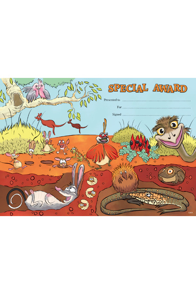 Special Award Desert Merit Certificate - Pack of 35 (Previous Design)