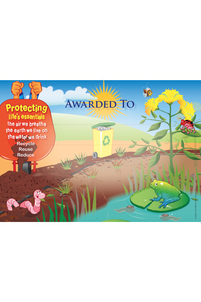 Caring For Our Environment Merit Certificate - Pack of 20 Cards