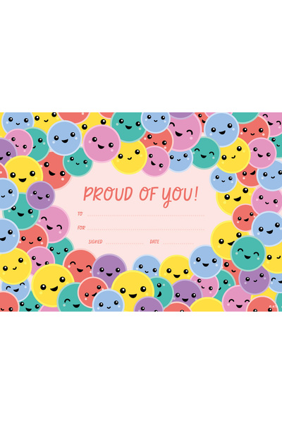 Circle of Smiles - PAPER Certificates (Pack of 35)