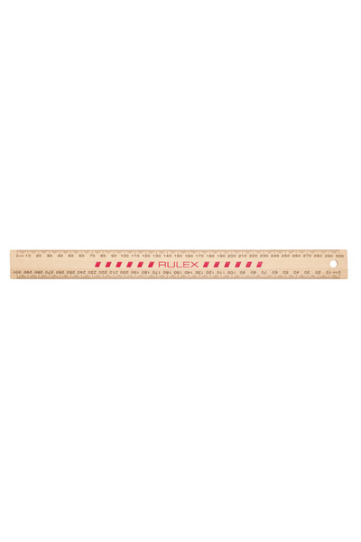 Celco Metric Ruler - 30cm: Wooden Polished (Box of 25)