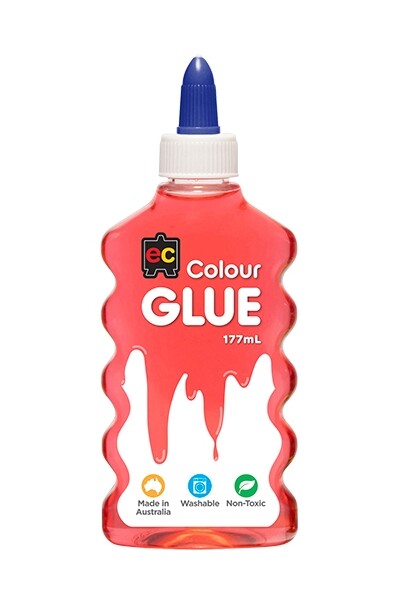 Coloured Glue 177ml - Red