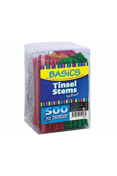 Basics - Tinsel Stems: 15cm (Pack of 500)