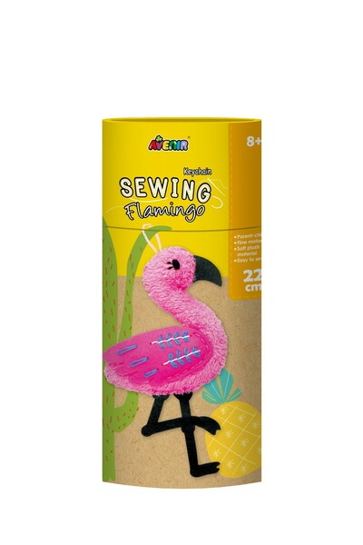 Avenir - Sewing Key Chain: Flamingo