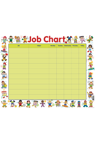 Multicultural Friends Job Chart (Previous Design)