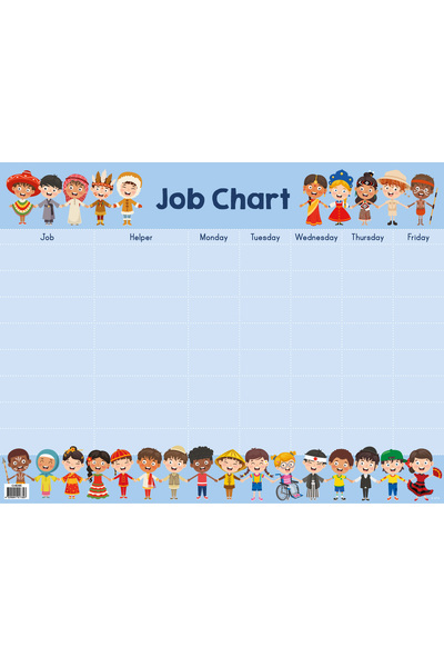 World of Work (Multicultural Kids) - Jobs & Rewards Incentive Chart