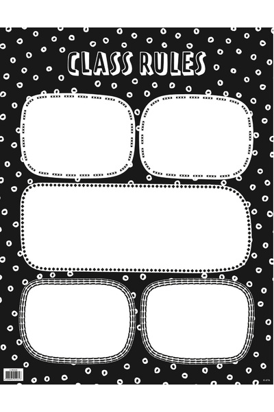 Black & White - Class Rules Chart