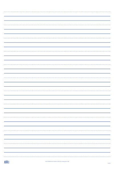 Laminated Teaching Sheet - Handwriting NSW (A1 Size): Centre-Folded
