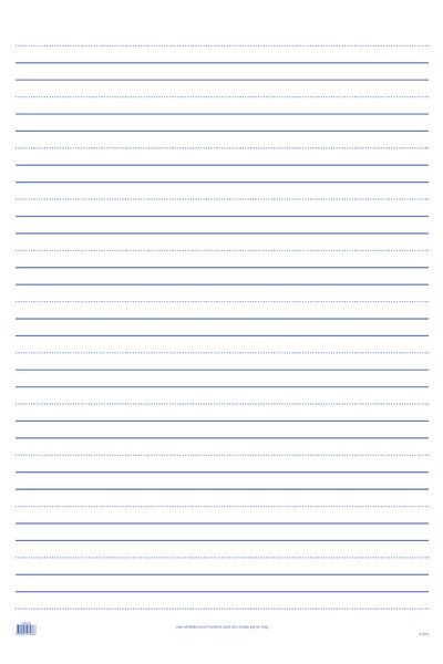 Laminated Teaching Sheet - Handwriting NSW (A1 Size): Centre-Folded