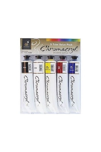 Chromacryl Paint (75mL) - Pack of 5