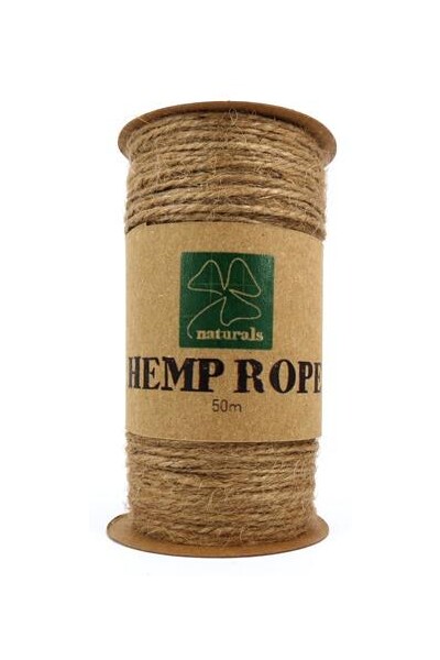 Hemp Rope - Natural (50m)