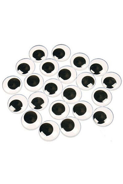 Moving Eyes 20mm - Round (Pack of 100)
