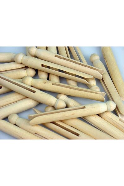 Dolly Pegs: Plain (10cm) - Pack of 24