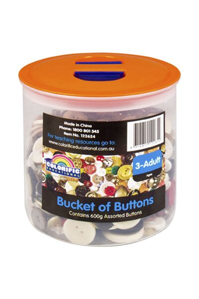 Bucket Of Buttons (Approx. 500gm)