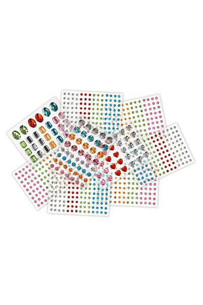 Adhesive Rhinestones - 850 Pieces