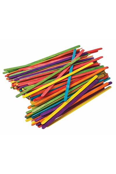 Wooden Spills - Coloured (Pack of 500)