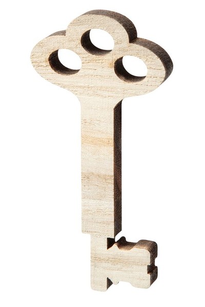 Wooden Keys - Pack of 12