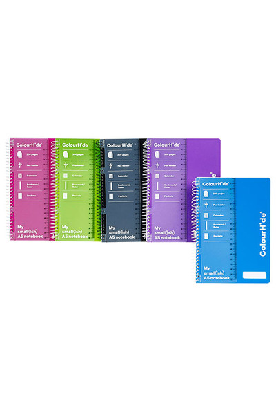 Colourhide Notebook - A5 (Assorted): 200 Pages