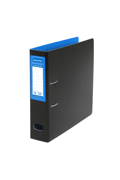 Lever Arch File (Blue/Black) 75mm