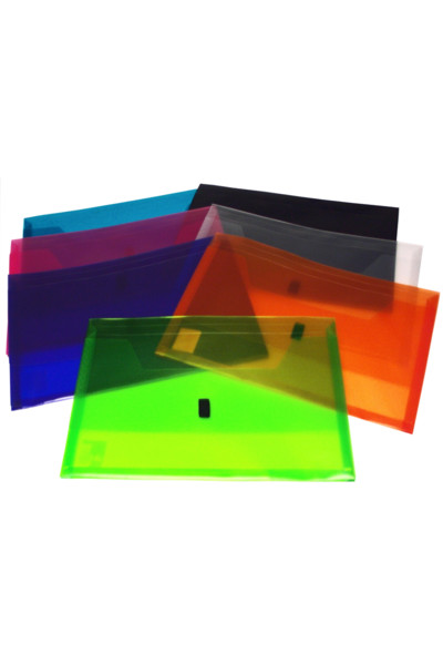 Colby Polywally File (Foolscap) P327F: Assorted (Pack of 12)