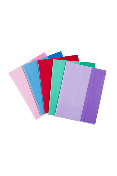 Contact Book Sleeves (Slip On) - 9x7: Assorted Tints (Pack of 25)