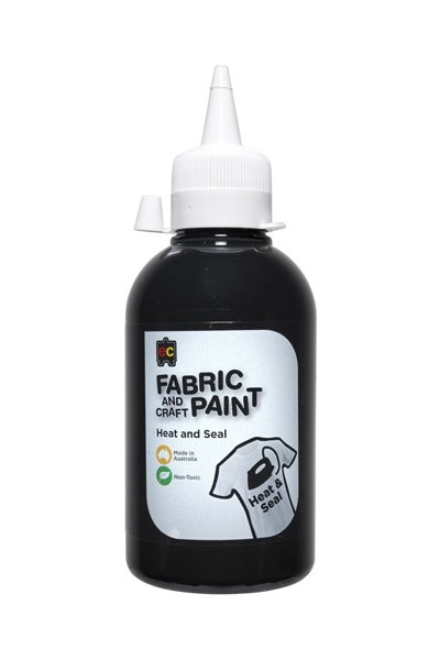 Fabric and Craft Paint - 250mL: Black