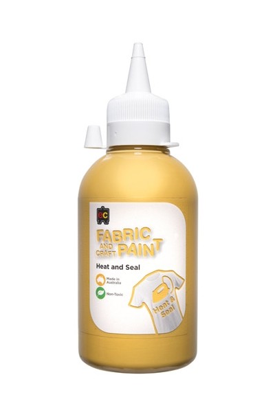 Fabric and Craft Paint - 250mL: Gold