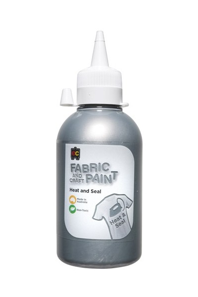 Fabric and Craft Paint - 250mL: Silver