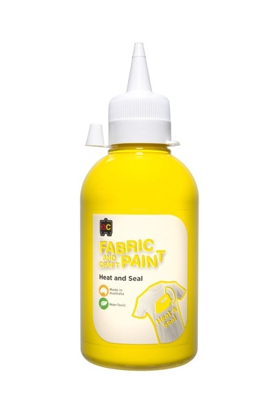 Fabric and Craft Paint - 250mL: Yellow