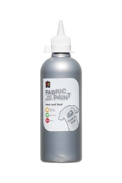 Fabric And Craft Paint 500ml - Silver