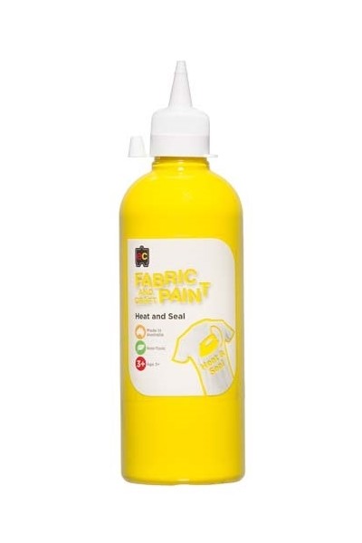 Fabric And Craft Paint 500mL - Yellow