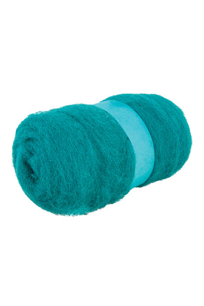 Crafting Combed Wool - Coarse: Peacock (100g)