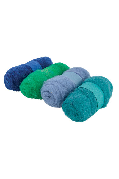 Crafting Combed Wool - Coarse: Ocean Pack