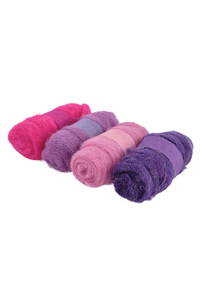 Crafting Combed Wool - Coarse: Pretty Pack