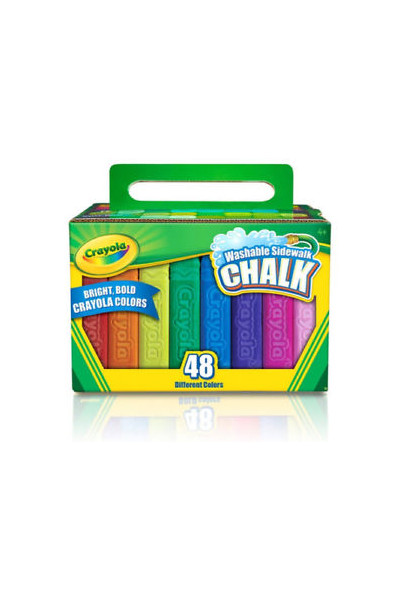 Crayola Chalk - Sidewalk (Washable): Pack of 48
