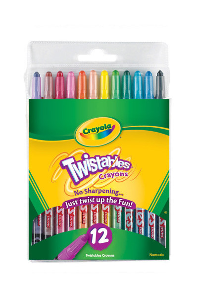 Crayola Crayons - Twistable: Pack of 12