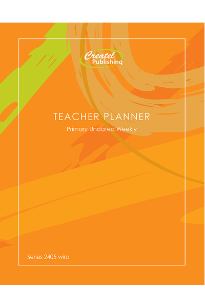 Primary Undated Planner (Weekly) - Wiro Bound