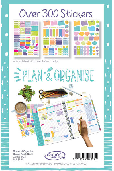 Diary & Planner Stickers - Plan & Organise