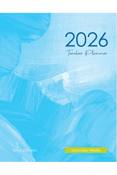 Secondary Planner 2026 (Weekly) - Wiro Bound