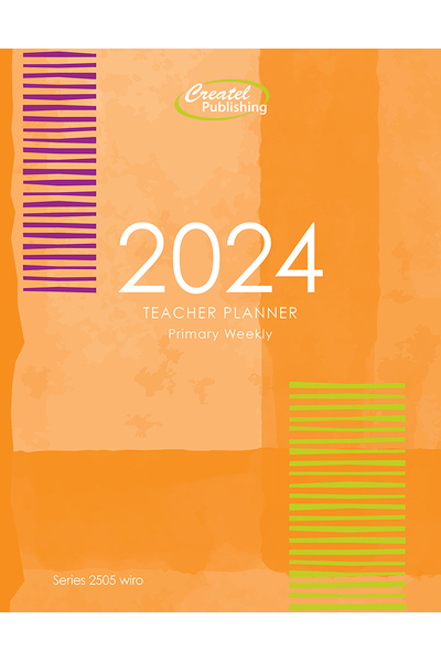 Primary Planner 2024 (Weekly) - Wiro Bound