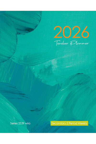 Secondary 5-Period Planner 2026 (Weekly) - Wiro Bound