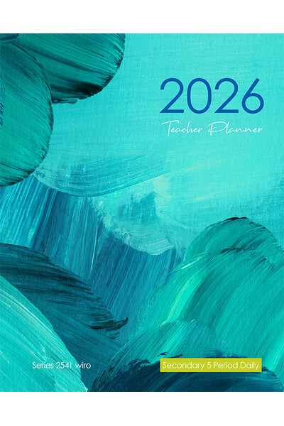 Secondary 5-Period Planner 2026 (Daily) - Wiro Bound