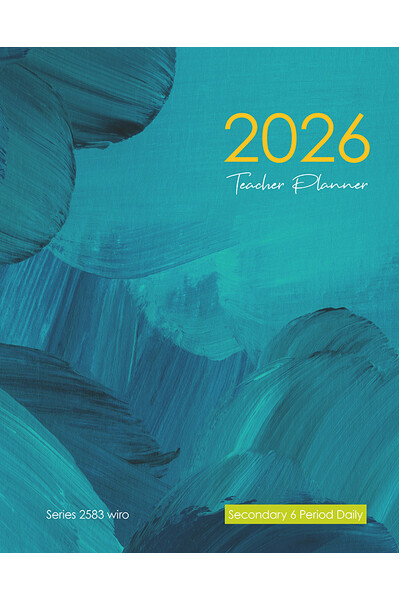 Secondary 6-Period Planner 2026 (Daily) - Wiro Bound